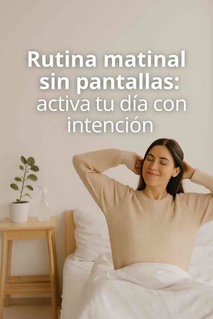 rutina matinal sin pantallas