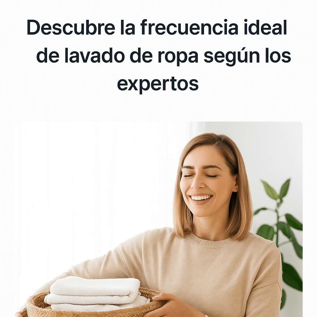 frecuencia ideal de lavado