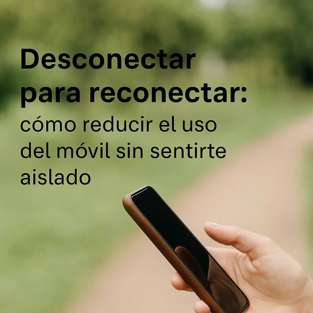 como reducir el uso del movil