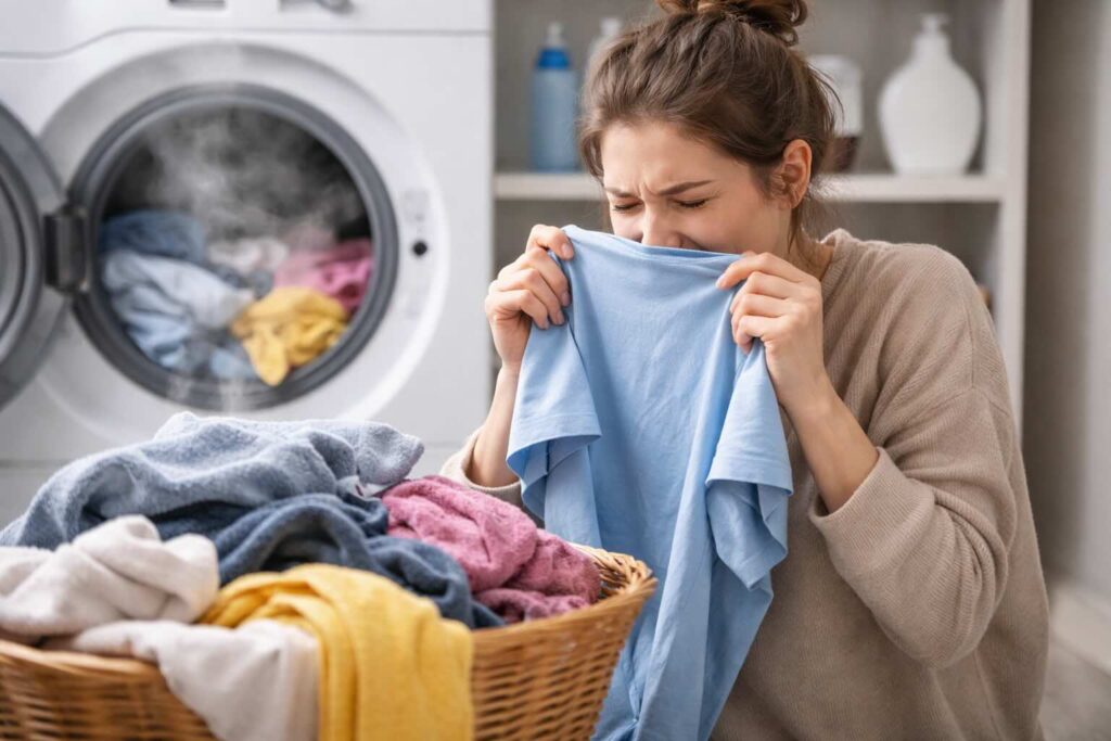 ¿Por qué la ropa huele mal después de lavarla? causas y soluciones