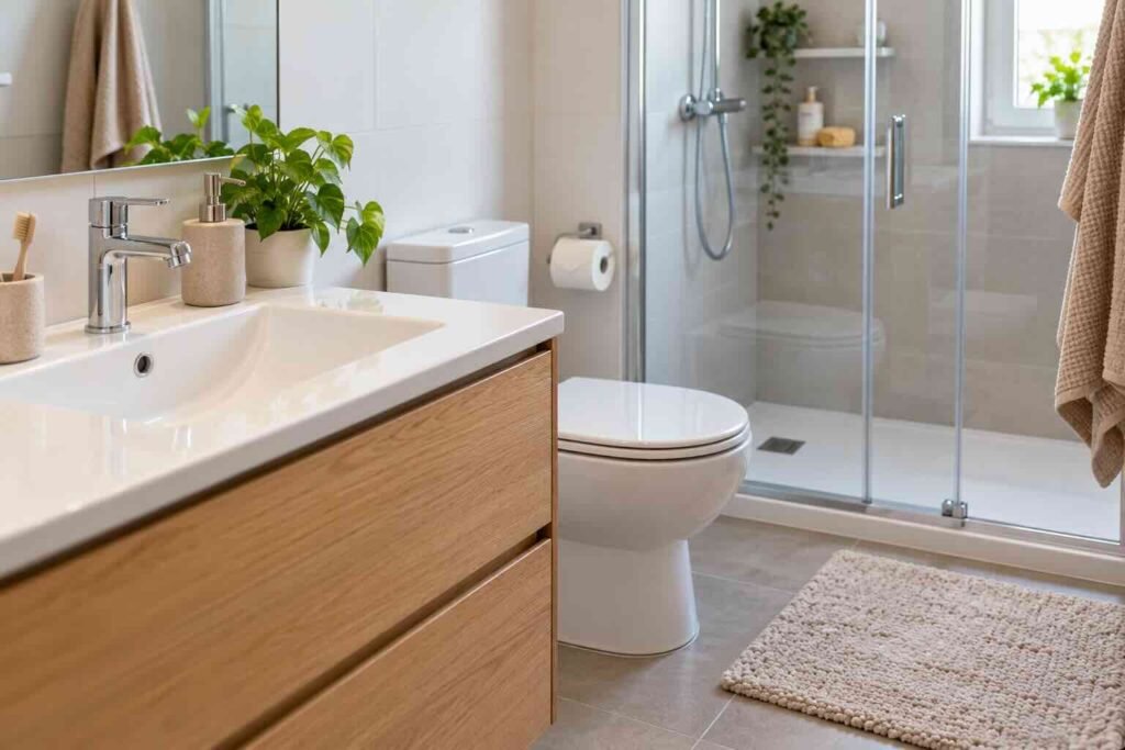 ¿Cada cuánto hay que limpiar cada parte del baño?